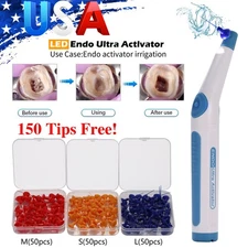 Dental Endo Ultrasonic Sonic Activator Root Canal Irrigator+150Tips Free IN US !