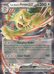 Team Rocket's Persian ex 150/182 Destined Rivals Double Rare