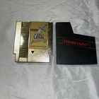 Zelda II: The Adventure of Link Gold Cart (Nintendo) NES Tested/Working