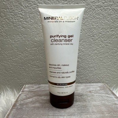 Mineral Fusion Purifying Gel Cleanser Deep Cleaning 7 oz SEALED FAST SHIP