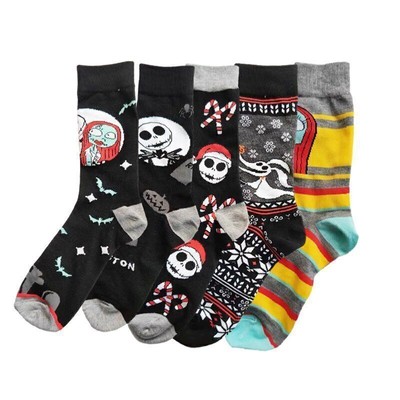 3/5 Pair The Nightmare Before Christmas Jack Socken Cosplay Men Women Long Socks