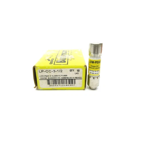 BUSSMANN LP-CC-3-1/2 600VAC 3-1/2A (PKG OF 10) NSMP