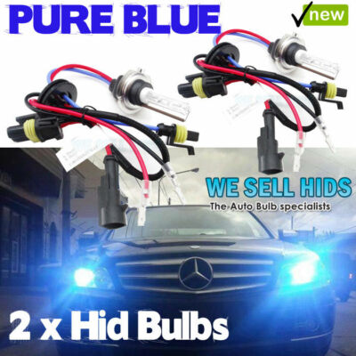 2x H7 35W Pure Extreme Blue Xenon HID Brenner Lampe Metallbasis 30000K AC Digital