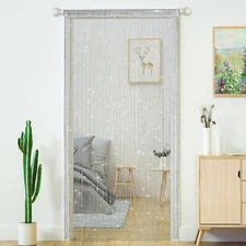 Cortina de Lentejuelas de Decoracion Del Hogar Para la Puerta Cortinas de Cuerda