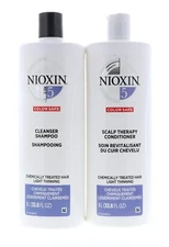 Nioxin System 5, 33.8 oz [Choose: Cleanser Shampoo, Therapy Conditioner, or Duo]