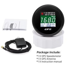 52mm Digital GPS Tacho für Simson S51,S50,S60,S70,S80,Schwalbe,Star