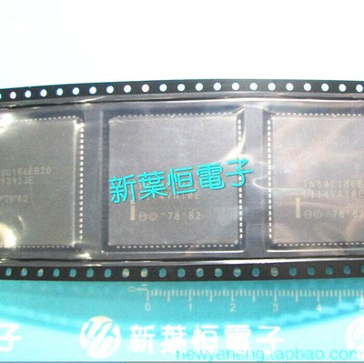1PCS N80C186XL-20 Encapsulation:PLCC,IC SMD #T3