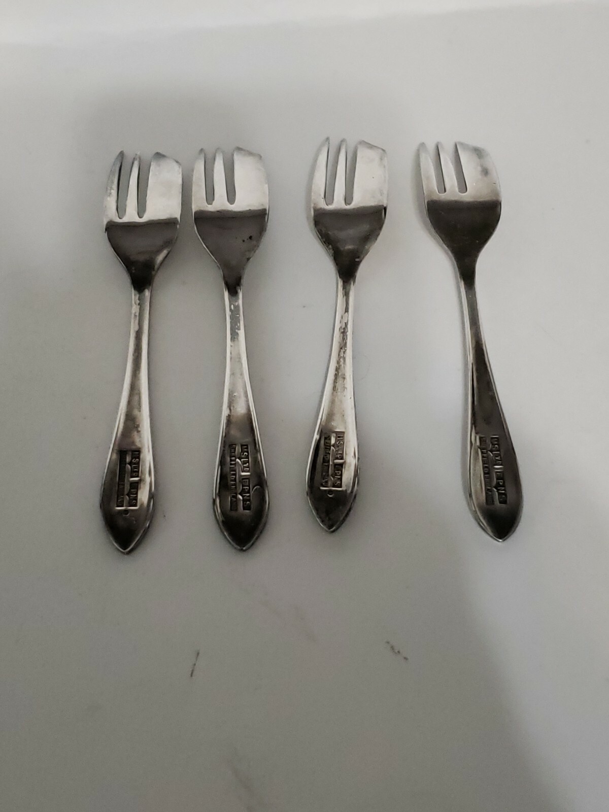 VINTAGE Loxley Silverplated Pastry Fork SETTING M.S. LTD. SHEFIELD