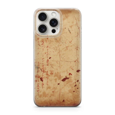 JAPAN SCHRIFT Handy Hülle kompatibel mit iphone 13 PRO alte Briefe 9