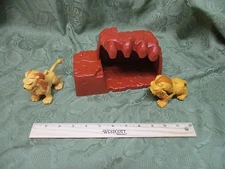 Fisher Price Imaginext Lion's Den Stone Parts Rawr Brother Lions Home Safety