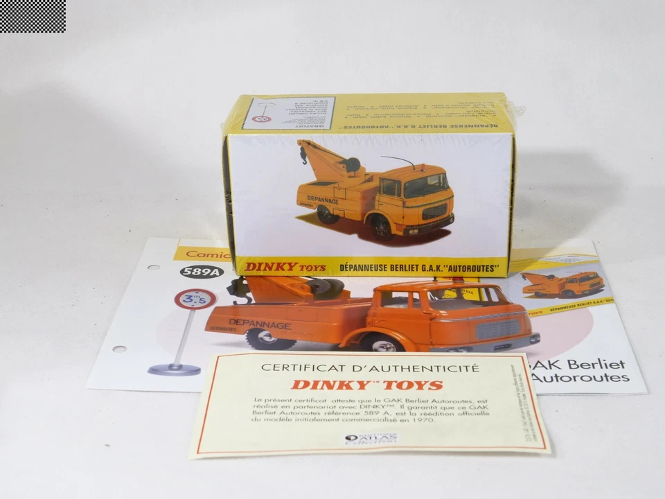 ATLAS Dinky n° 589 dépanneuse Berliet GAK Autoroutes1/43 neuf boîte/inbox MIB - Photo 4/4