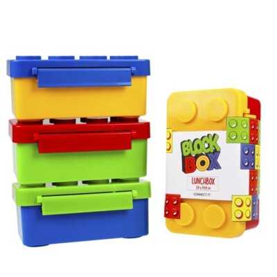  949721 Trendhaus BLOCK BOX Lunchbox Click-Box Aufbewahrungsbox Baustein