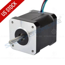 0.9deg Nema 17 Stepper Motor 46Ncm(65.1oz.in)  2A 12V 42x48mm 4-wire 3D Printer