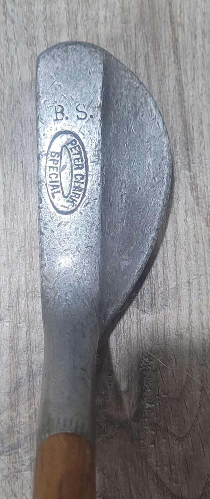 Antique Vintage Peter Clark Westchester Hills NY. Hickory Wood Shaft Golf Putter