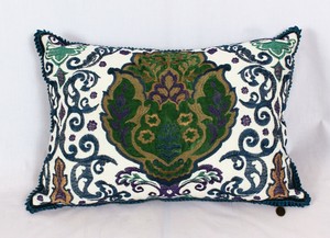 pier one teal pillows