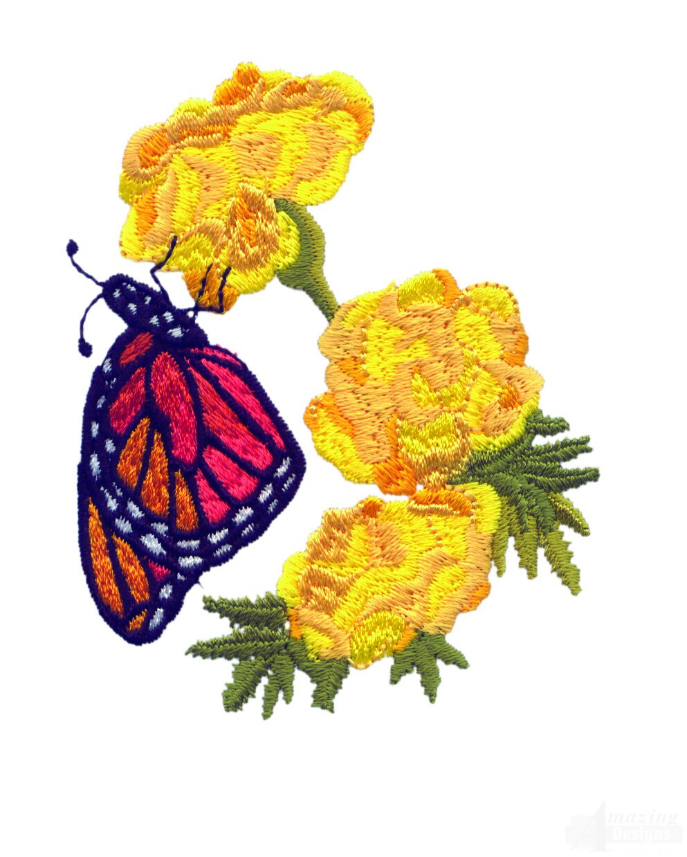 45 Butterfly Garden Machine Embroidery Designs on USB This Nation