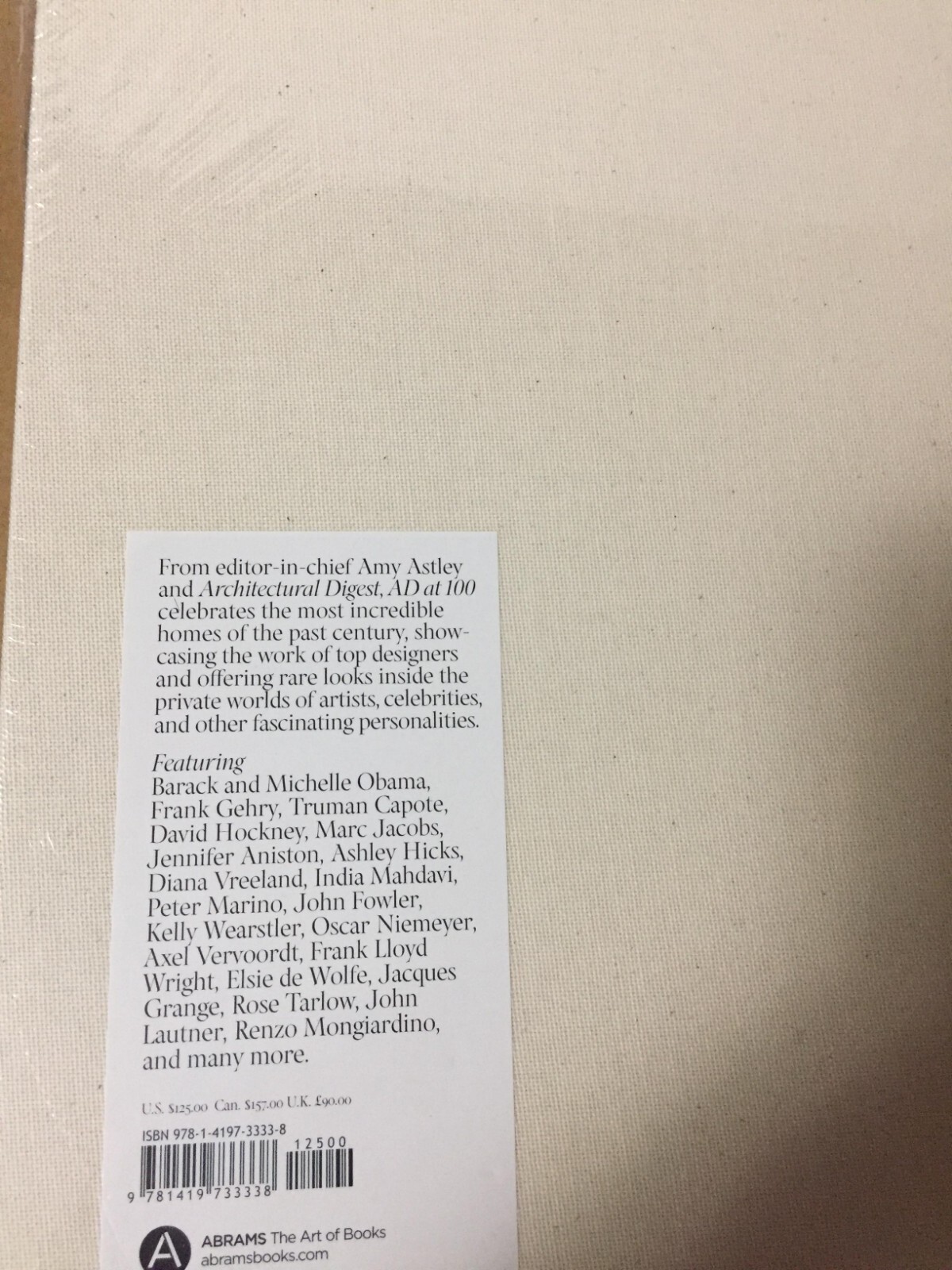 Architectural Digest at 100 A Century of Style 9781419733338 eBay