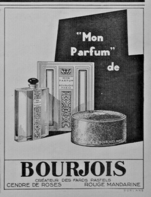 PRESSEWERBUNG 1926 MON PARFUM DE BOURJOIS PARIS