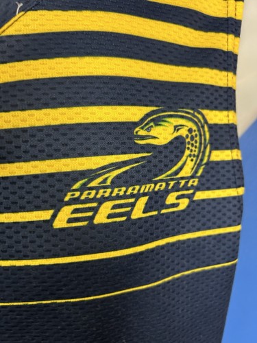 NEW Vintage ISC NRL Parramatta Eels Training Shirt Jersey BNWT NOS Medium - Picture 3 of 11