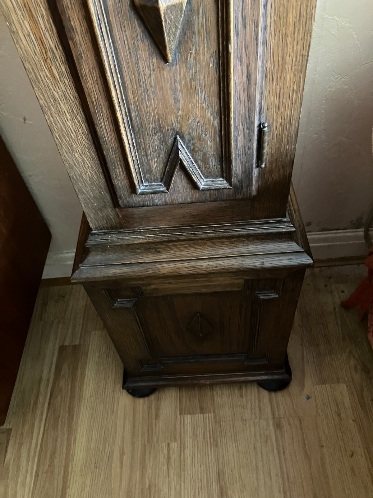 Oak cased grandmother clock eBay