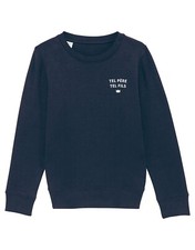 Boys' Sweatshirt. Navy Blue. LIKE FATHER LIKE SON HEART