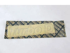 177680 4372-2 COPPIA SCRITTA LOGO FREGIO ADESIVO FIANCO POSTERIORE "TURBO D" ARG