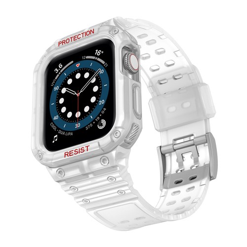40/44/41/45mm TPU Sport Band Strap+PC Case for Apple Watch Series 9 8 7 6 5 4 SE - Picture 22 of 35