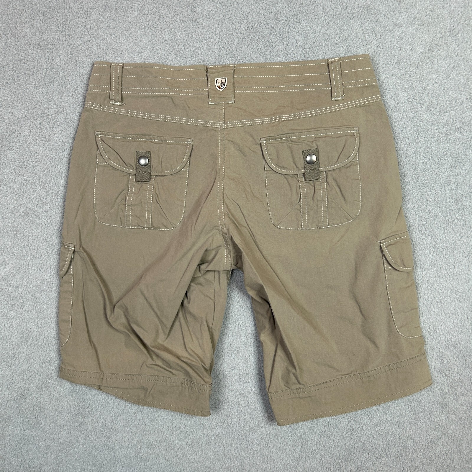 KUHL Shorts Womens 6 Brown Tan Cargo Pockets Splash H… Gem