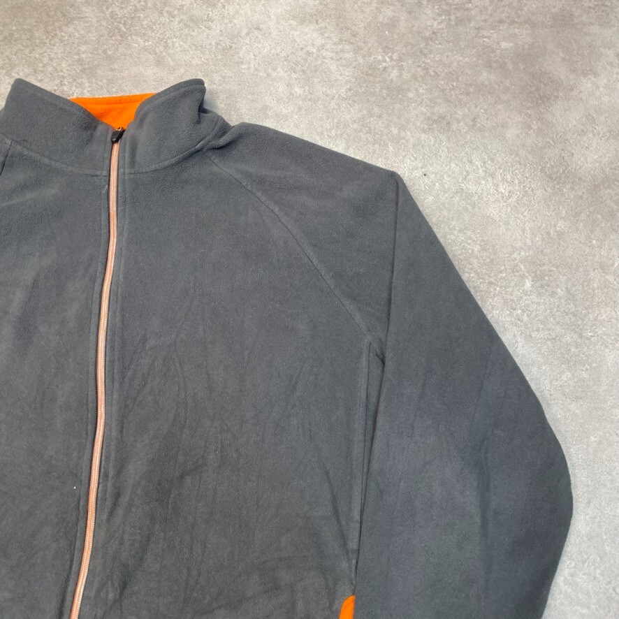 Starter Fleece Mens Vintage Y2K Full-Zip Training Jacket, Grey, Large image 2