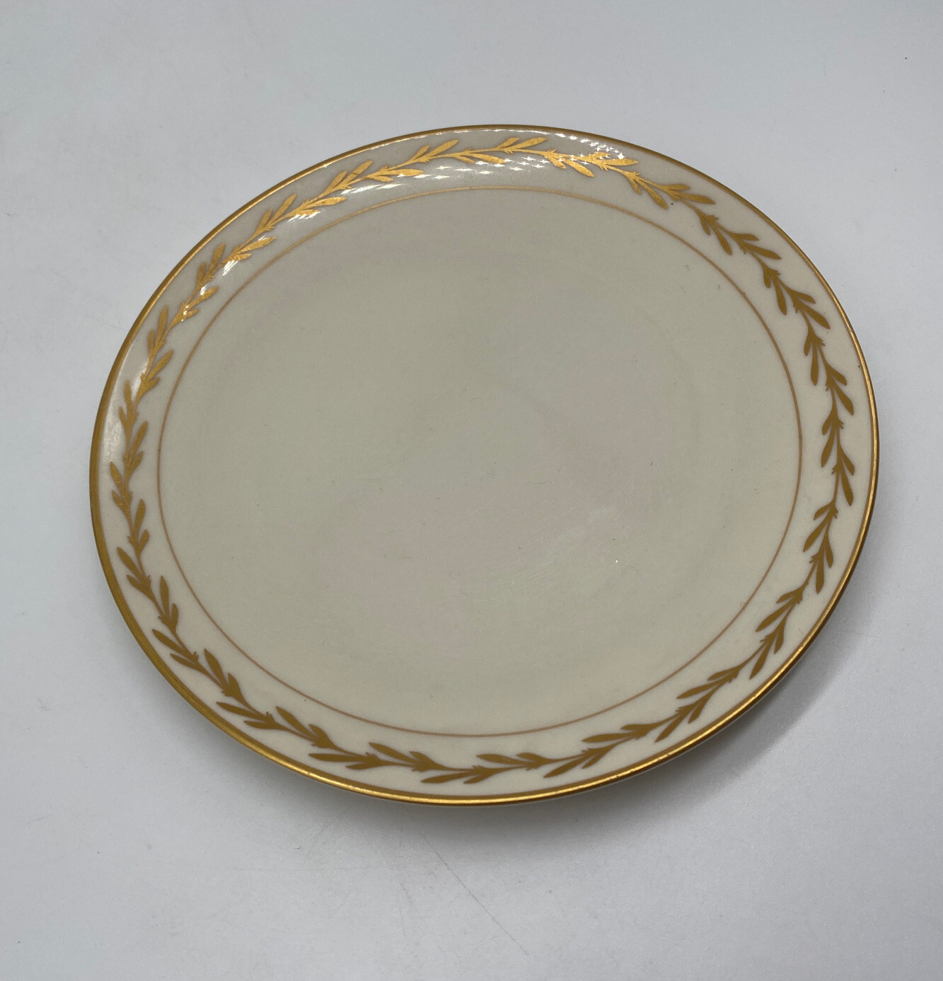 Franciscan China Beverly Vintage Bread Plate Gold Leaf Pattern eBay