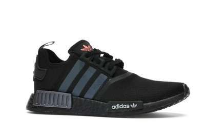 nmd black reflective