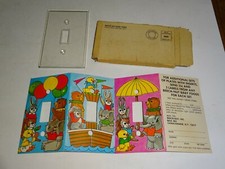 vintage Beech Nut Baby Food Advertising Light Switch with original mailing box