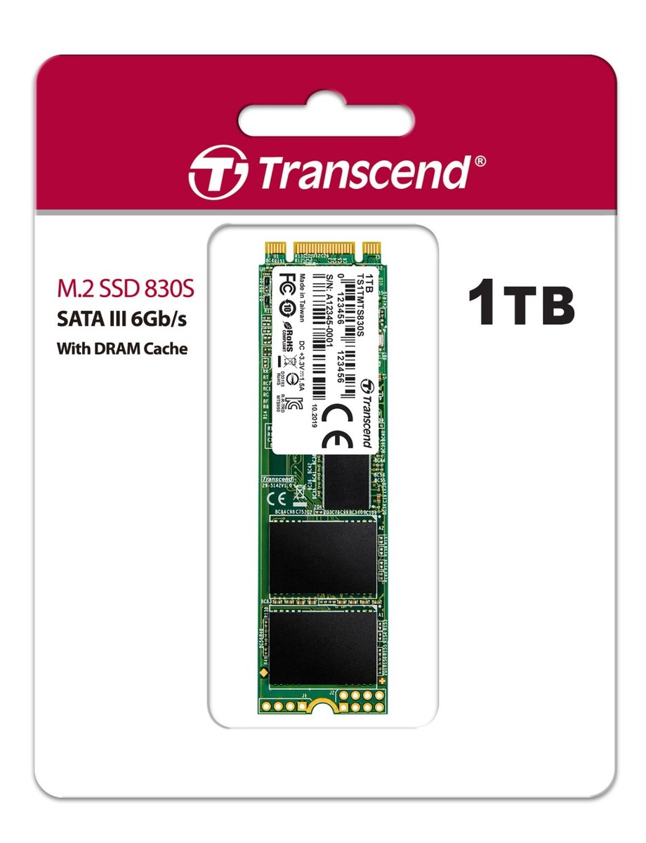 Transcend 1TB M.2 2280 80mm SATA III 6Gbps 830S Solid State Drive