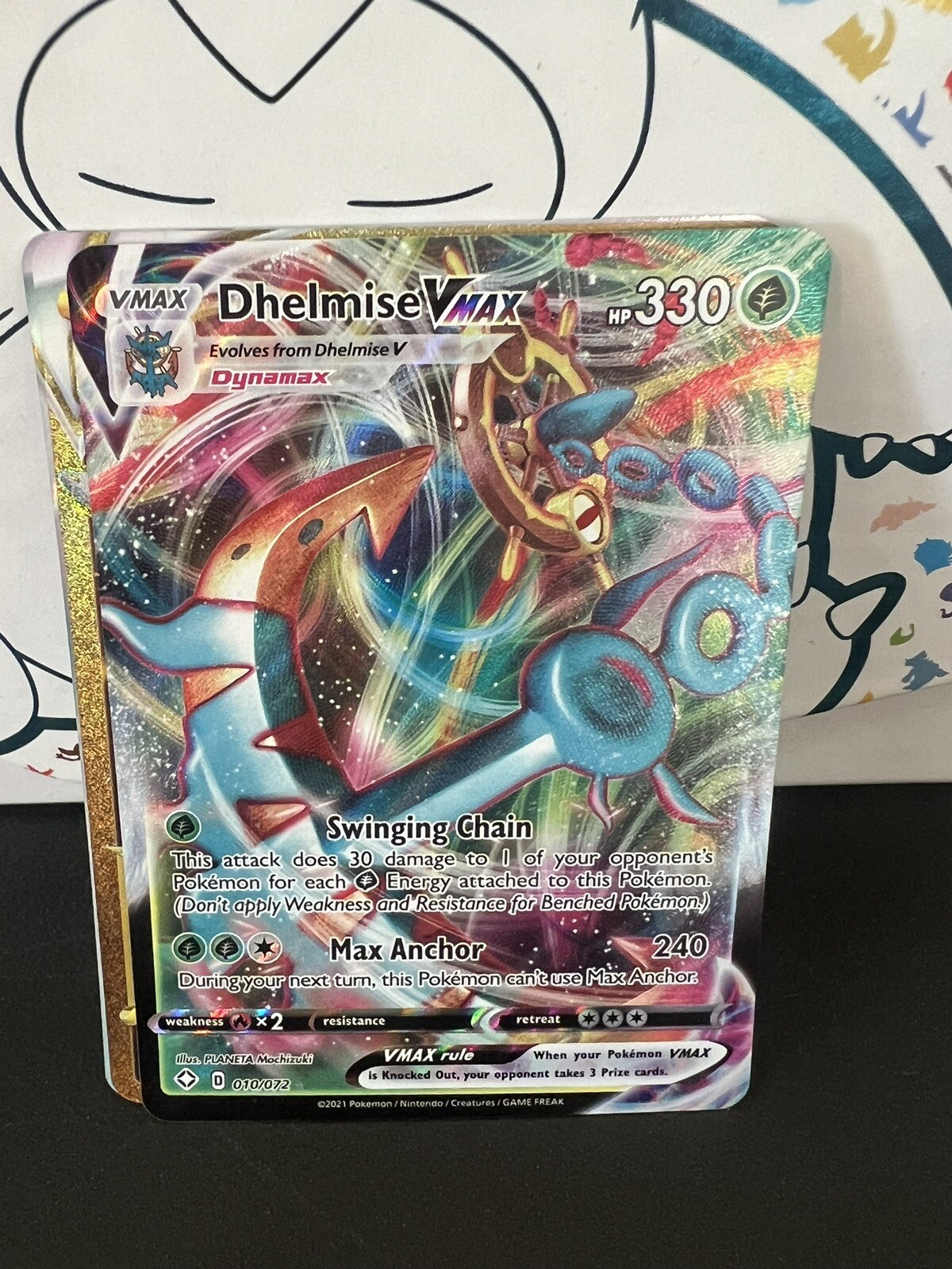 Dhelmise VMAX Shining Fates 010/072 Near Mint