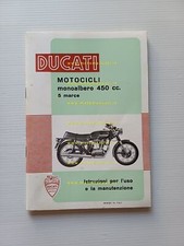 Ducati 450 Mark3 - Desmo - Scrambler 1972 manuale uso ORIGINALE owner's manual