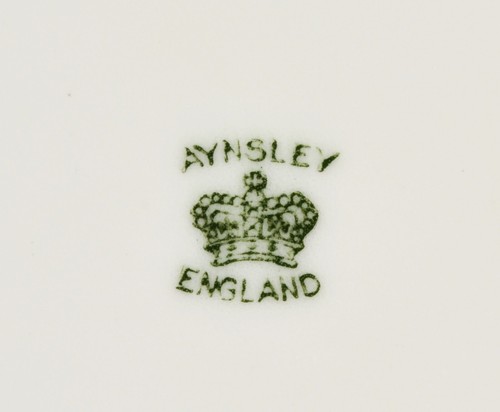 1909-1925 AYNSLEY Fine China Gold Black GREEK KEY Pattern#15400 8 1/2"d Plate - Picture 4 of 4