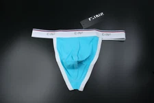 C-IN2 men Benicio Blue ThrowBack cotton G-string Thong underwear size S M XL