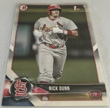 2018 Bowman Draft Baseball Nick Dunn St. Louis Cardinals 1st Bowman #BD-149