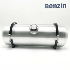 4.5 Gallons Center Fill 8x22 1/4 NPT Outlet Spun Aluminum Gas Tank / Fuel Tank 