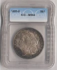 1880-S MORGAN DOLLAR ICG MS64 COOL TONING!