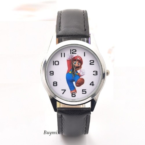 Super Mario Wrist Watch Boys Girls Kids Children Gift Stocking Party Bag Filler - Picture 2 of 7