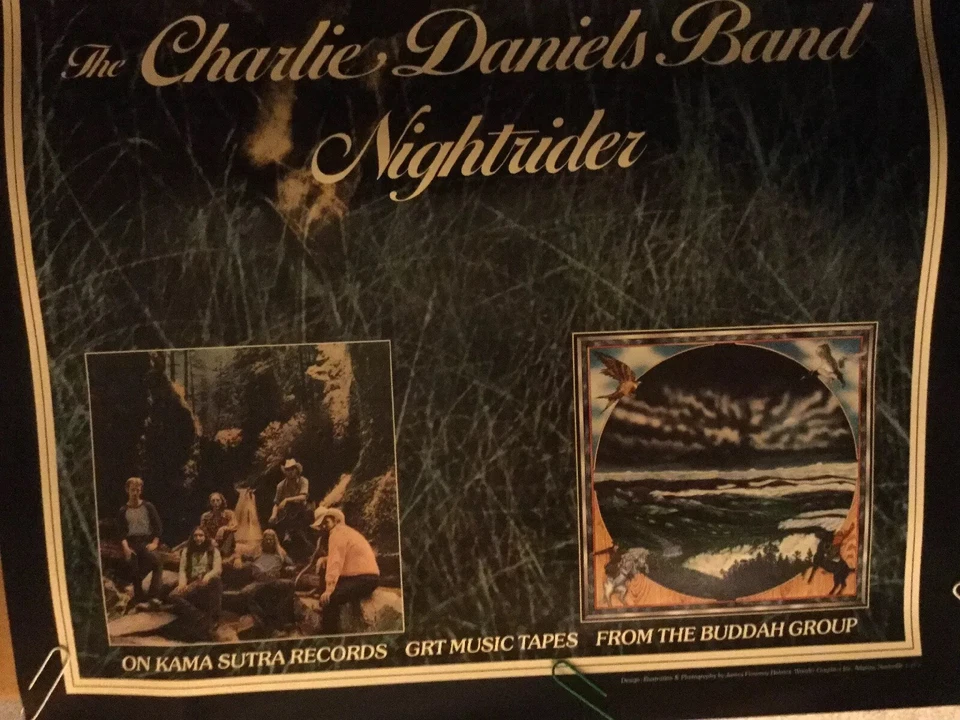 Charlie Daniels Vintage Promo Poster(ships In time For Christmas) - Bild 3 von 4