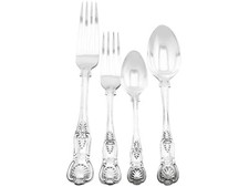 Sterling Silver Canteen of Cutlery for Ten Persons by Charles Boyton II