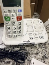 VTech SN5127 Amplified Senior Cordless Phone w/ Ans Machine, Call Blk,90dB Ring