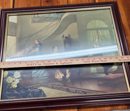 Vintage print/ Painting R. Brownell McGrew "Morning Melody" 21”x24” - Picture 9 of 18