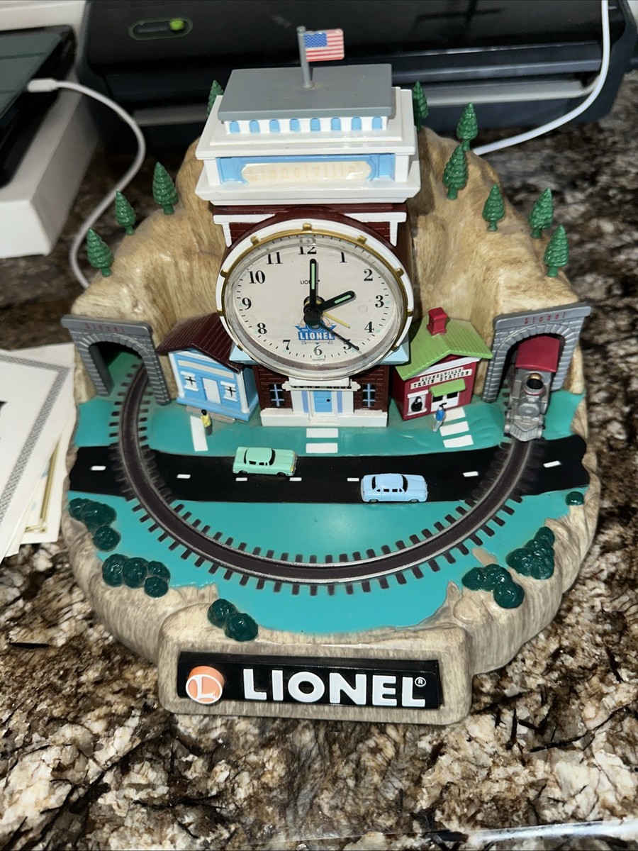 Lionel Trains 100th Anniversary Animated Talking Alarm Clock