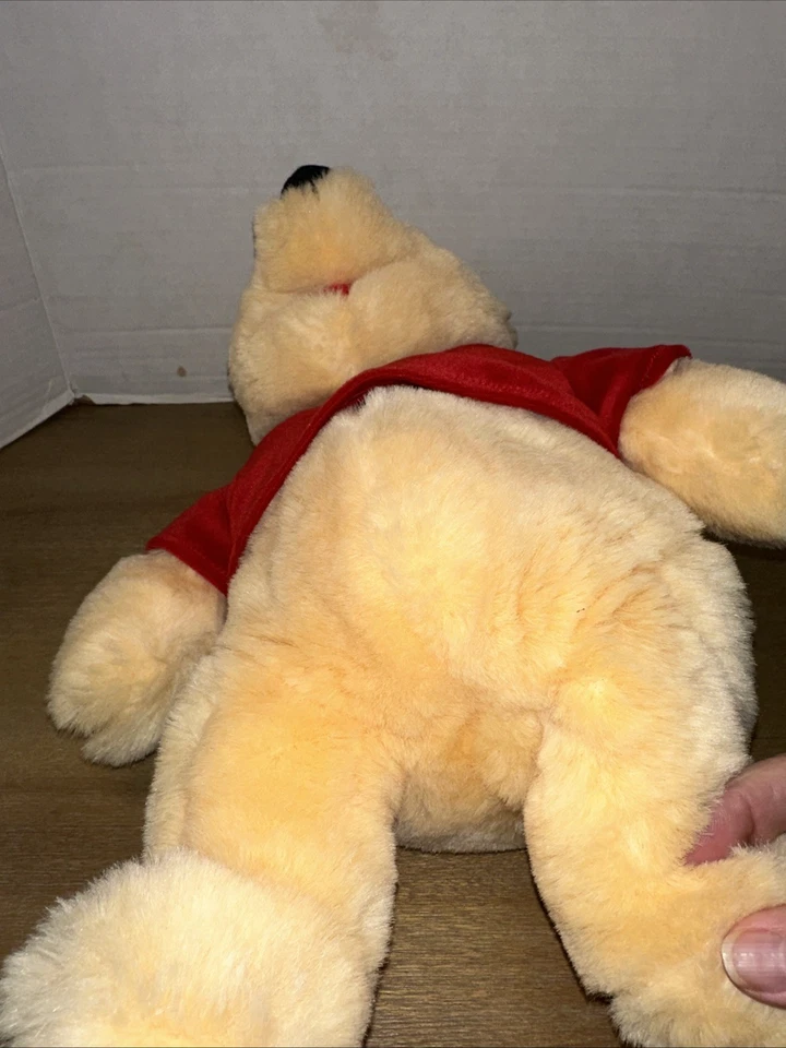 Bolso de frijoles Mattel Winnie The Pooh 1997 vintage oso sentado peluche Foto 4 de 4