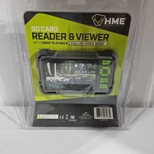 New Open Box HME SD Card Reader & Viewer W/1080P Playback Full HD Video Mode