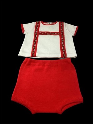 Vtg Child s 2 Piece Little World Inc Outfit European Folk Costume Styling Sz 3XL