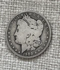 1900 o Morgan silver dollar